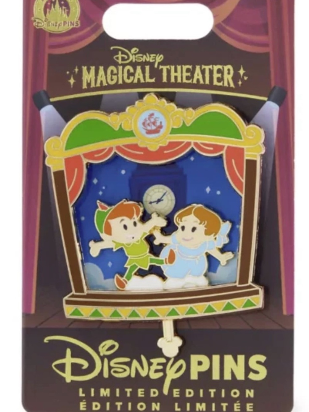 Disney Pins - 2026 Peter Pan Slider Pin - Disney Magical Theater LE of 4500